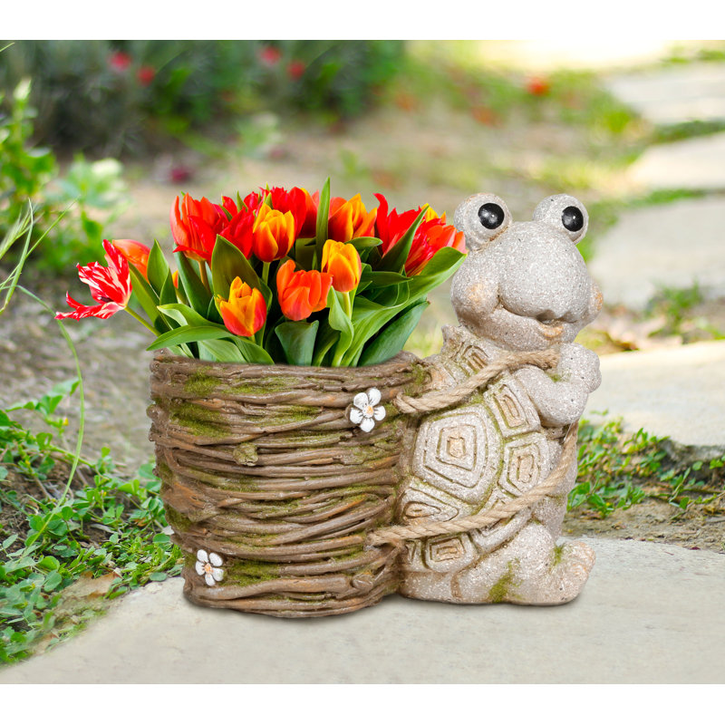 August Grove® Selvidge Resin Statue Planter Wayfair